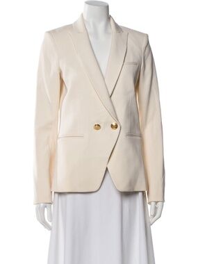 Veronica Beard Cream/White Blazer with Gold Buttons